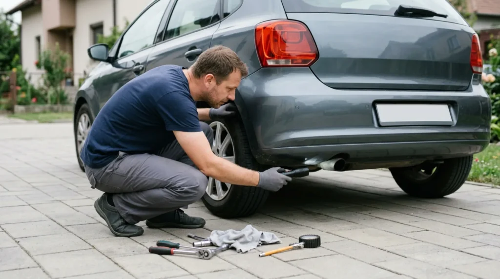 Izduvni sistem zveči ispod automobila