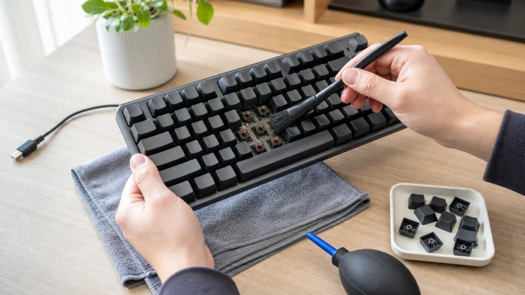 Kako očistiti tastaturu od prašine i mrvica