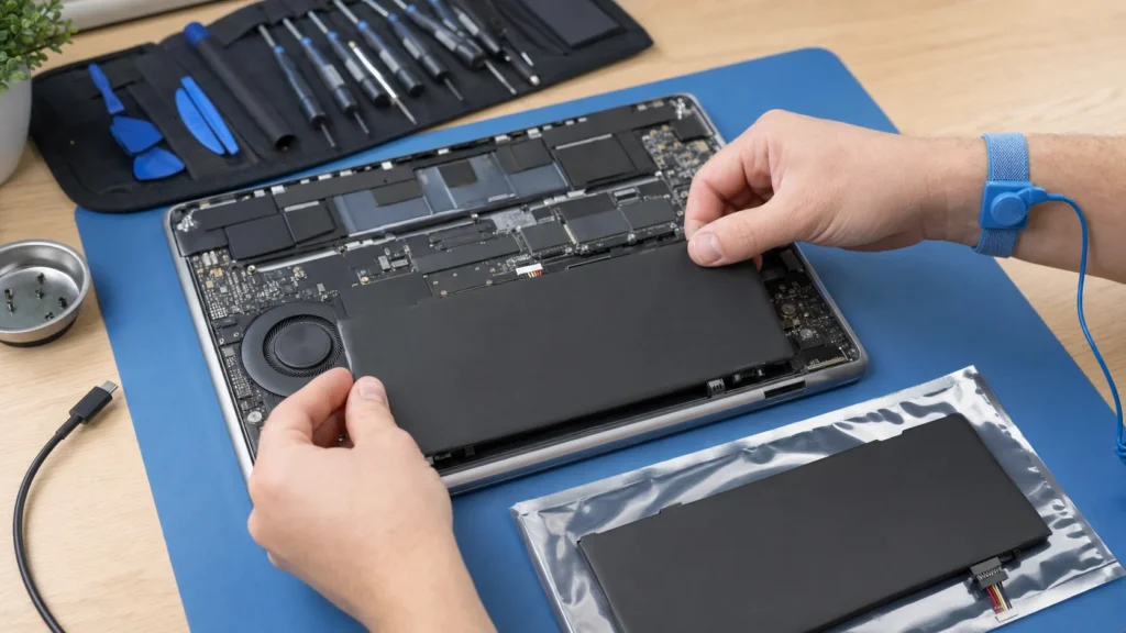 Kako zamijeniti bateriju laptopa