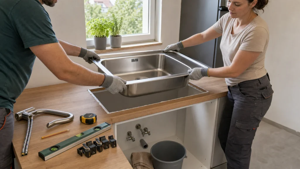 Kako ugraditi novi sudoper ili lavabo