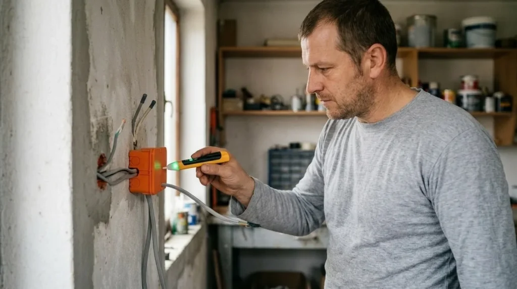 "Kako produžiti električnu instalaciju i ugraditi razvodnu kutiju" — korak 2