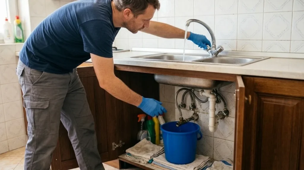 "Kako zamijeniti zaporni ventil ispod sudopere ili WC-a" — korak 2