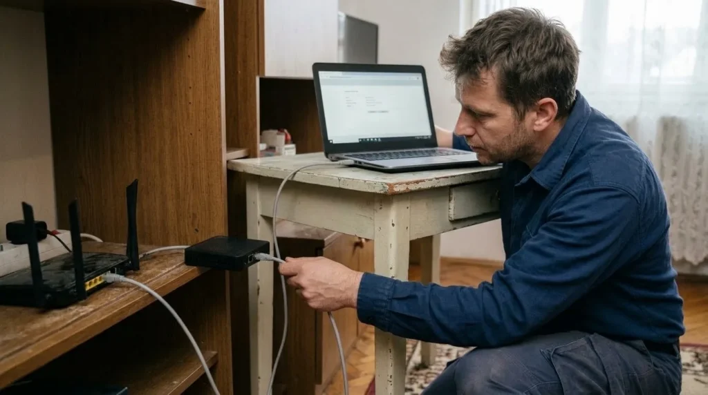 "Ruter ne radi – kako resetovati i riješiti probleme s internetom" — korak 3