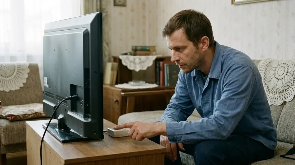 "Televizor ili monitor se ne pali ili nema slike – osnovno rješavanje problema" — korak 3