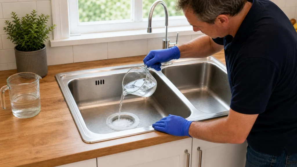 Try baking soda and vinegar