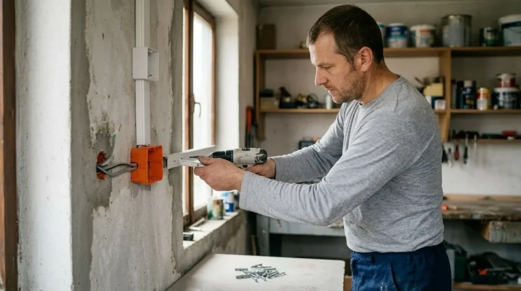"Kako produžiti električnu instalaciju i ugraditi razvodnu kutiju" — korak 4