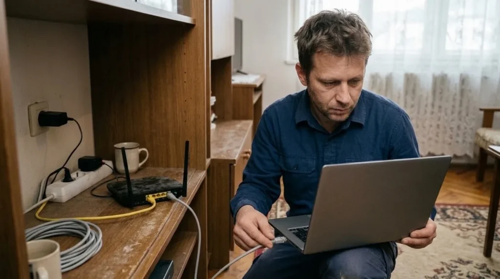 "Ruter ne radi – kako resetovati i riješiti probleme s internetom" — korak 4