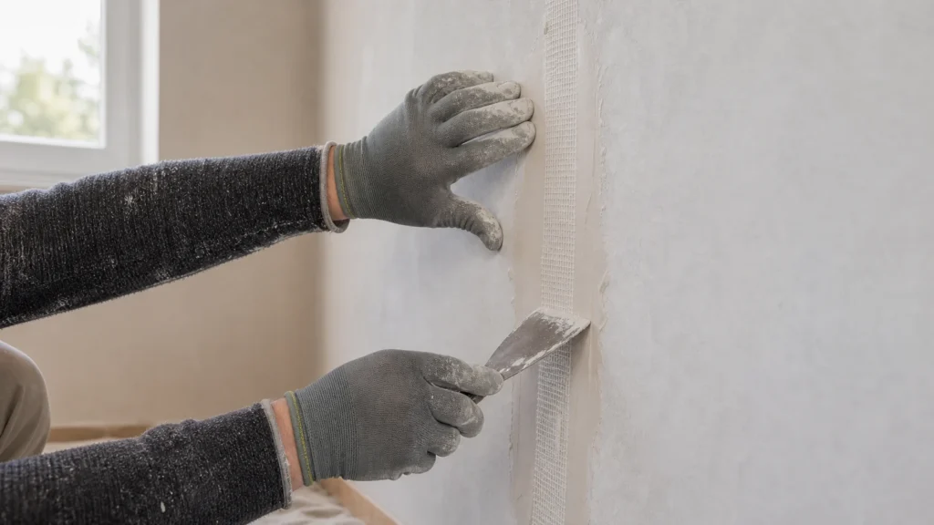 Apply reinforcing tape