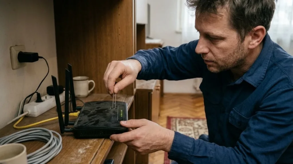 "Ruter ne radi – kako resetovati i riješiti probleme s internetom" — korak 6