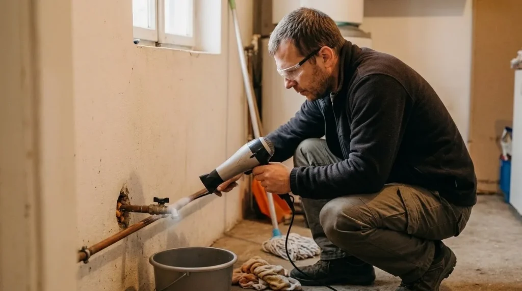 "Kako zaštititi vodovodne cijevi od smrzavanja zimi" — korak 7