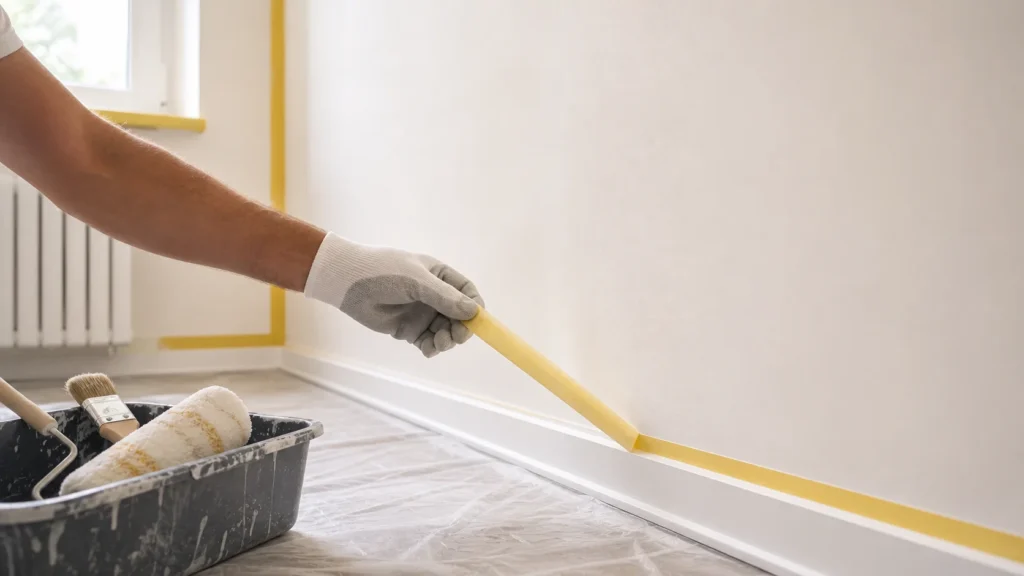 Remove tape and clean tools