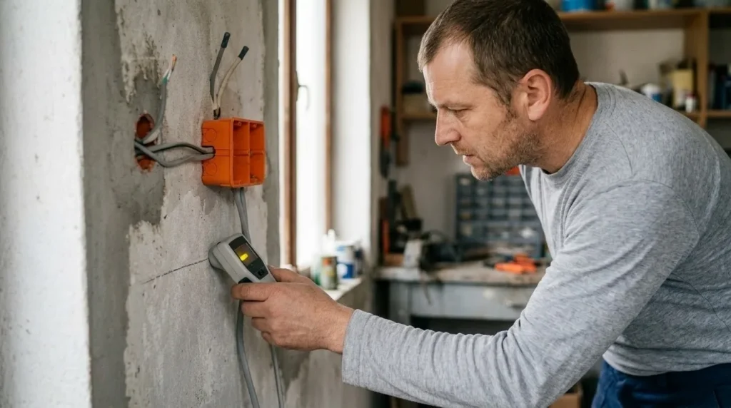"Kako produžiti električnu instalaciju i ugraditi razvodnu kutiju" — korak 8