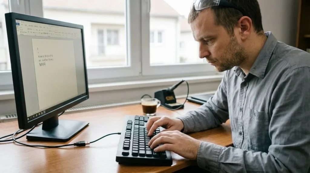 "Kako očistiti tastaturu od prašine i mrvica" — korak 8